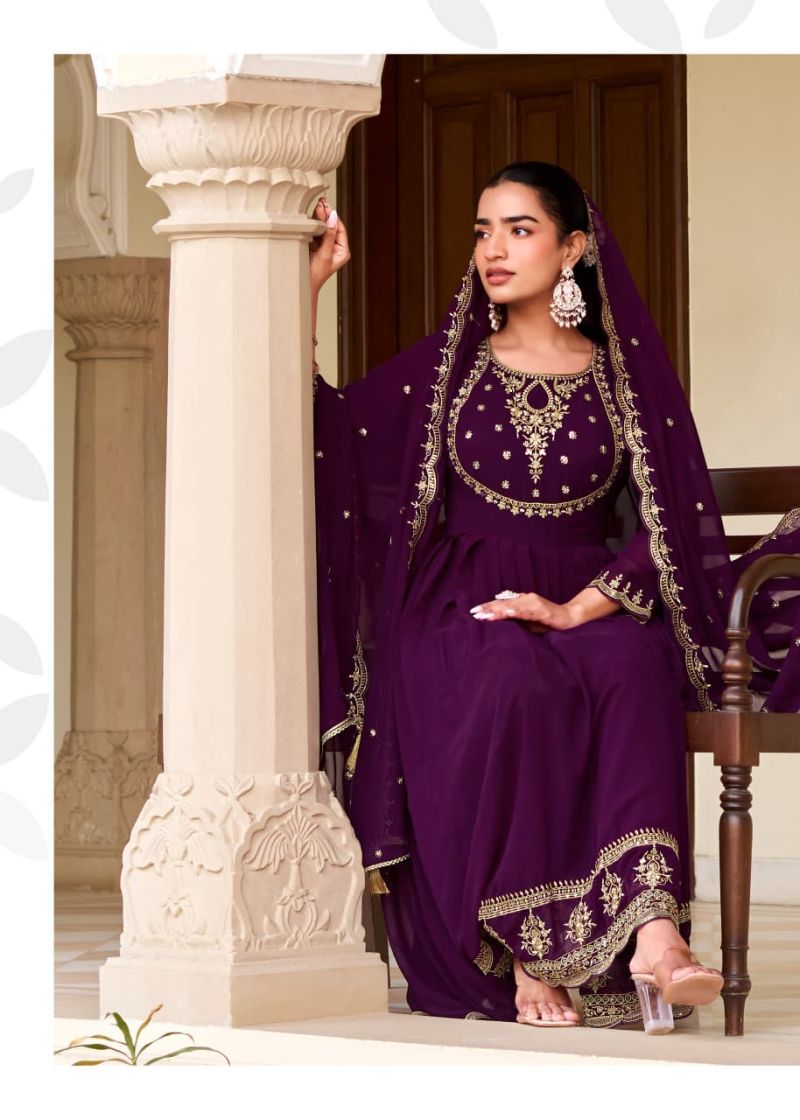 Rangoon Sundha Vol 2 Geoegette Khatli Mirror Work Salwar Kameez Catalog — Wholesale Kurtis, Kessi wholesale from Surat — Photo 6