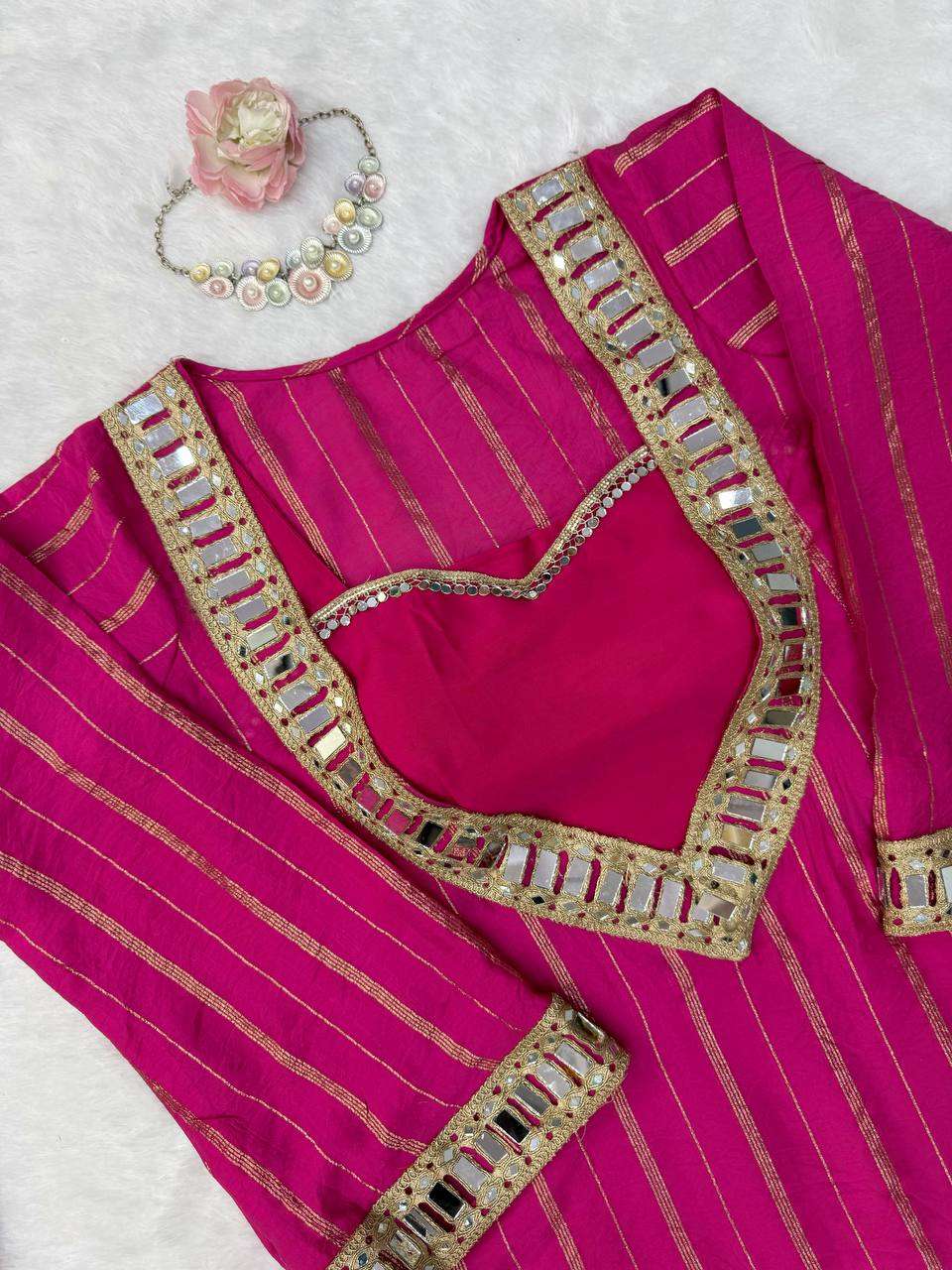 RTC 6068 Fancy Designer Festive Wear Top with Sharara Set — Wholesale Readymade Suit, Vardan Ethnic wholesale from Surat — view 2