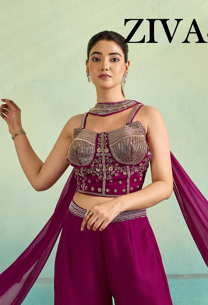 SL Ziva 3 Indo Western Wear Premium Designer Catalog — Wholesale Dress Material, Vardan Ethnic wholesale from Surat — Photo 9