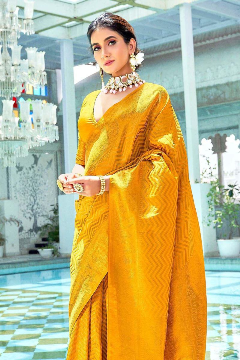 Soft Silk 3096 Lichi Silk Jacquard Work Zahlar Saree Catalog — Wholesale Sarees, Vardan Ethnic wholesale from Surat — Photo 2