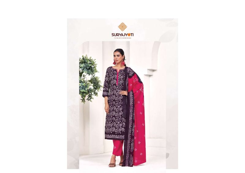 Suryajyoti Pehnava Vol 11 Readymade Cambric Cotton Printed Kurti With Bottom Dupatta Set — Wholesale Kurtis, Vardan Ethnic wholesale from Surat — Photo 3