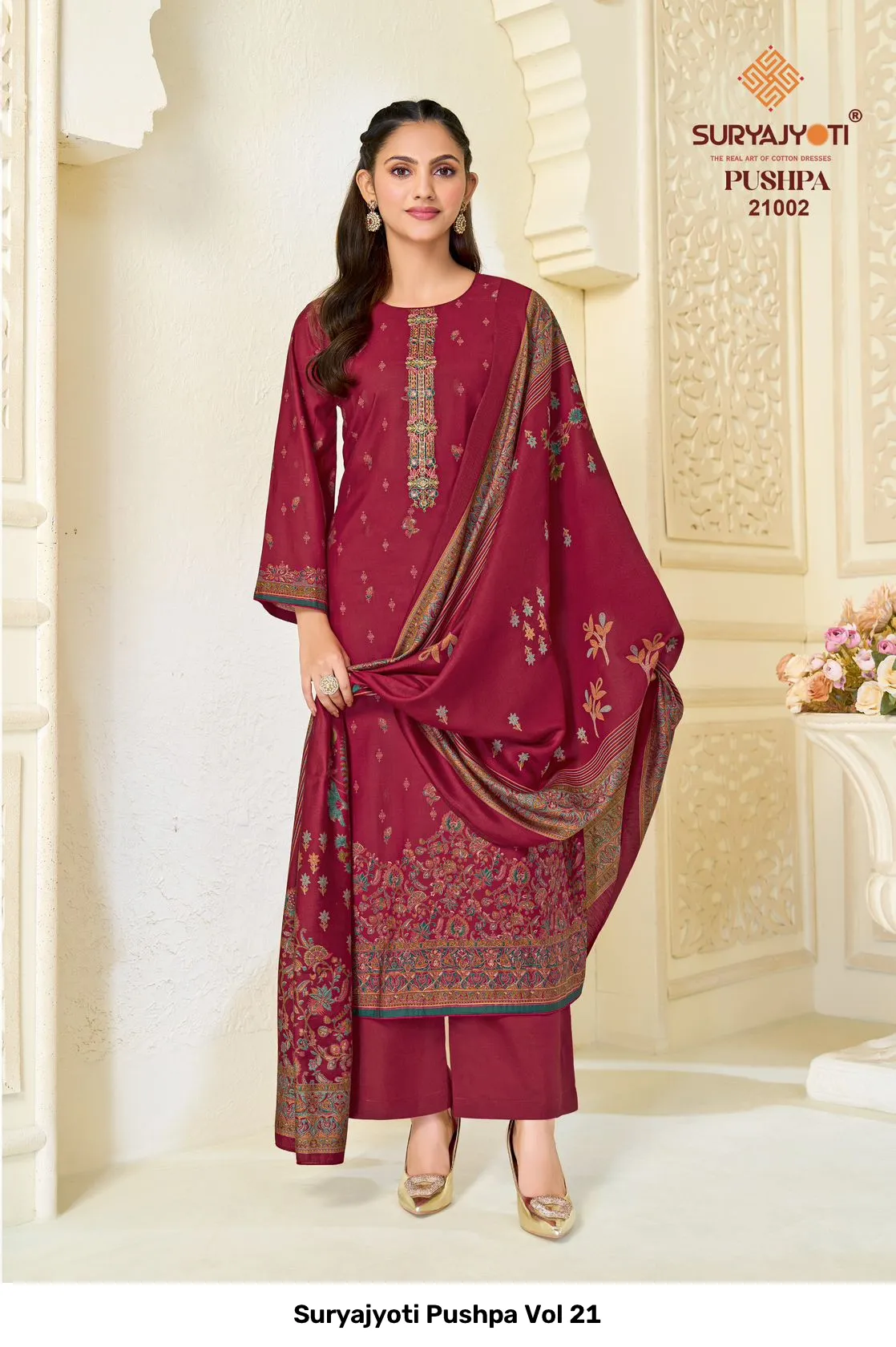 Suryajyoti Pushpa Vol 21 — Wholesale Dress Material, Suryajyoti wholesale from Surat — Photo 3