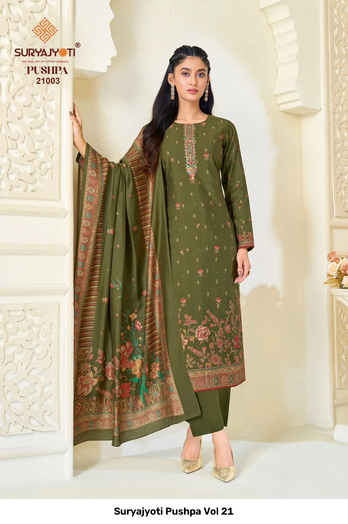 Suryajyoti Pushpa Vol 21 — Wholesale Dress Material, Suryajyoti wholesale from Surat — Photo 4