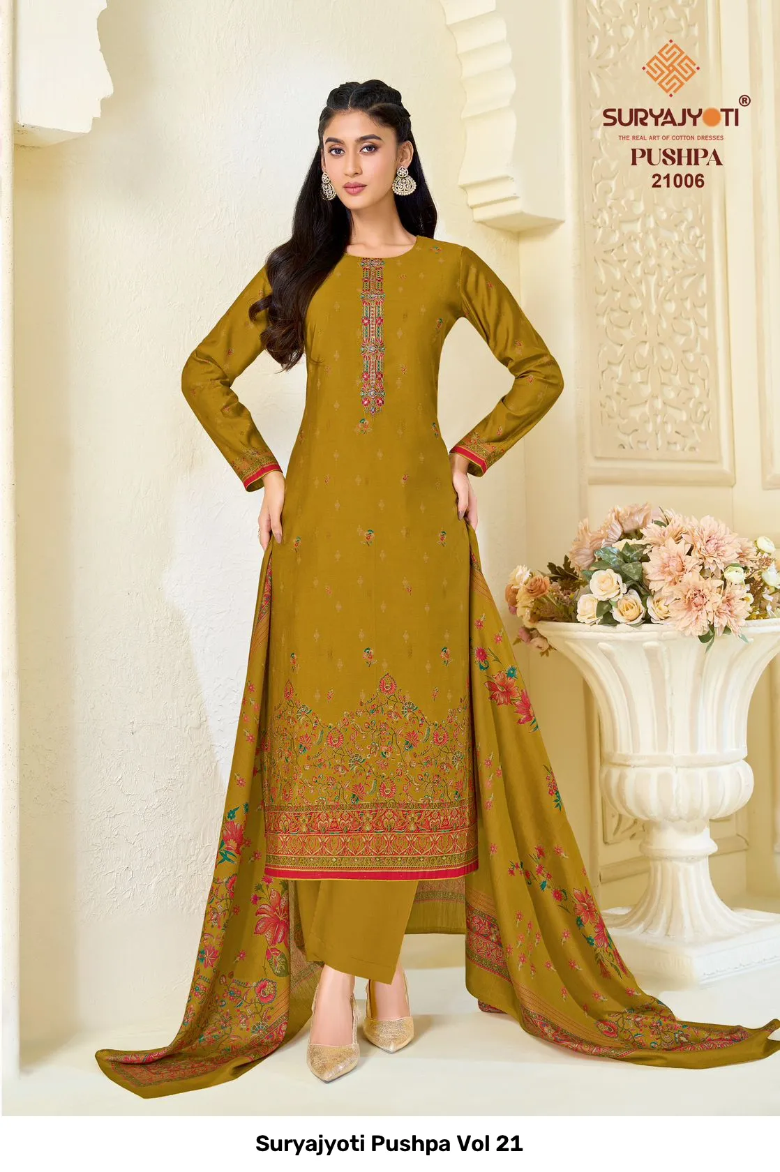 Suryajyoti Pushpa Vol 21 — Wholesale Dress Material, Suryajyoti wholesale from Surat — Photo 7