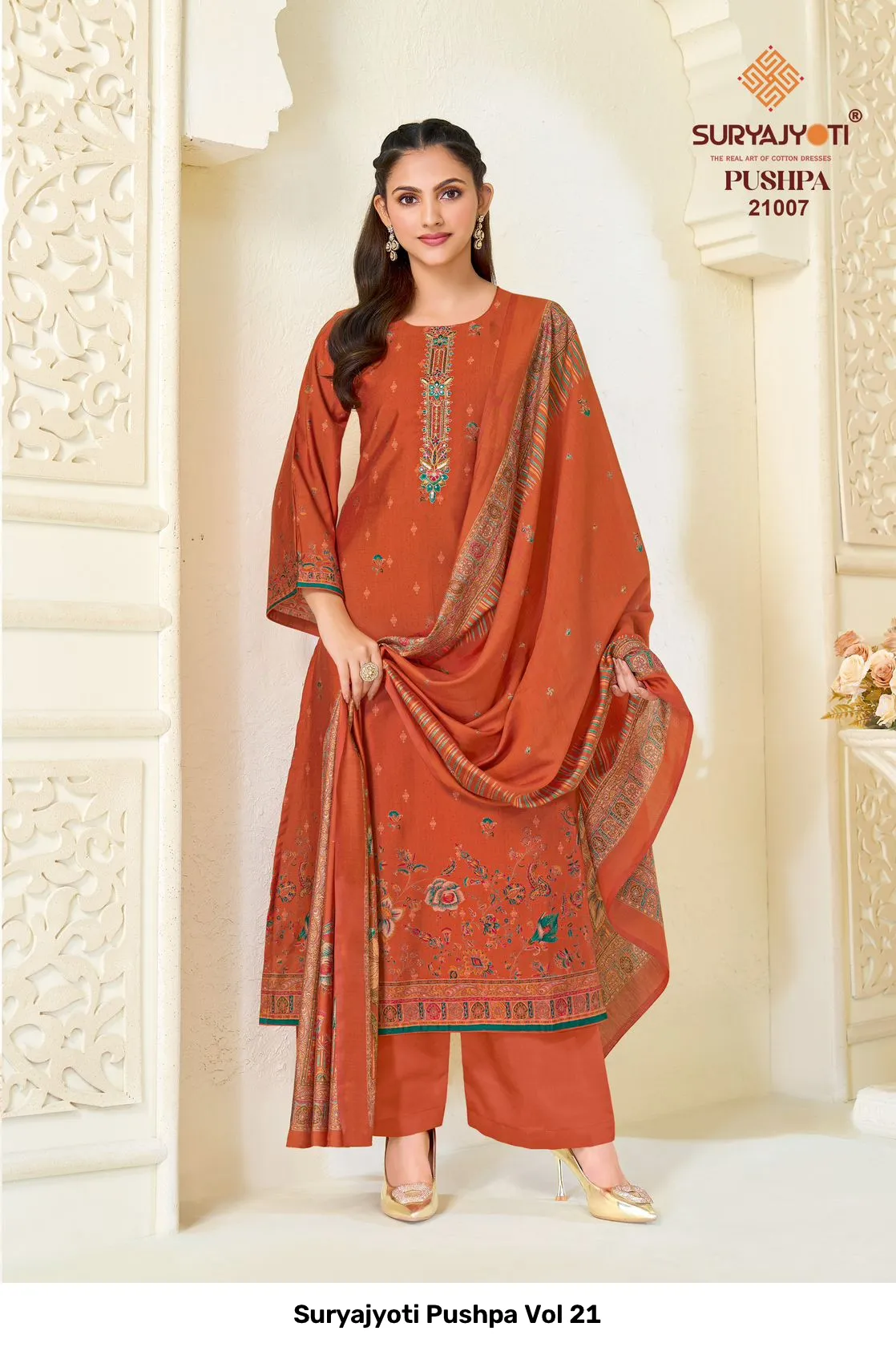 Suryajyoti Pushpa Vol 21 — Wholesale Dress Material, Suryajyoti wholesale from Surat — Photo 8