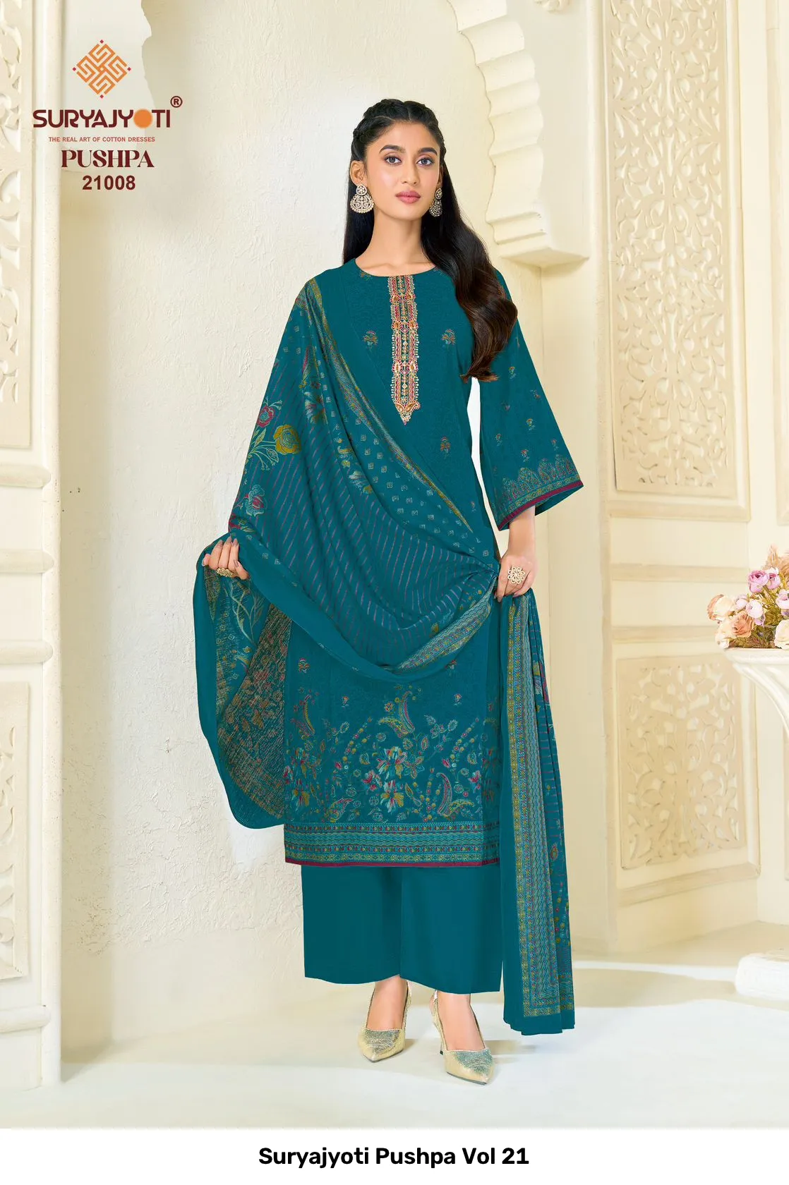 Suryajyoti Pushpa Vol 21 — Wholesale Dress Material, Suryajyoti wholesale from Surat — Photo 9