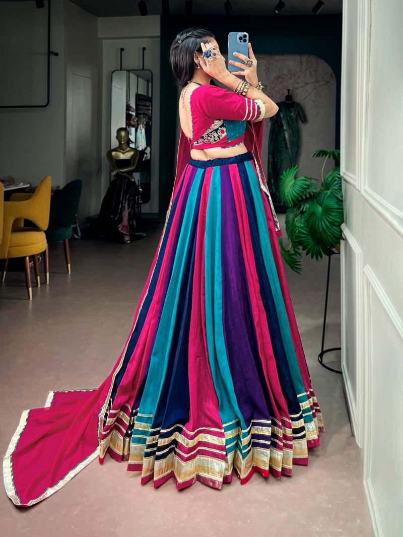 Taraa L 1772 New Chinon Gota Patti Lace Work Lehenga Choli — Wholesale Lehenga, Vardan Ethnic wholesale from Surat — Photo 5