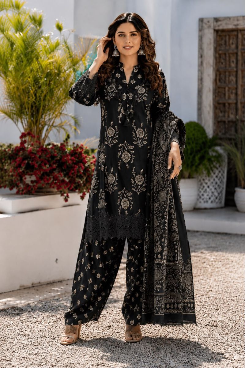 Tlc Vol 149 Cotton Hand Work Farshi Salwar Kameez Catalog — Wholesale Kurtis, Vardan Ethnic wholesale from Surat — Photo 4