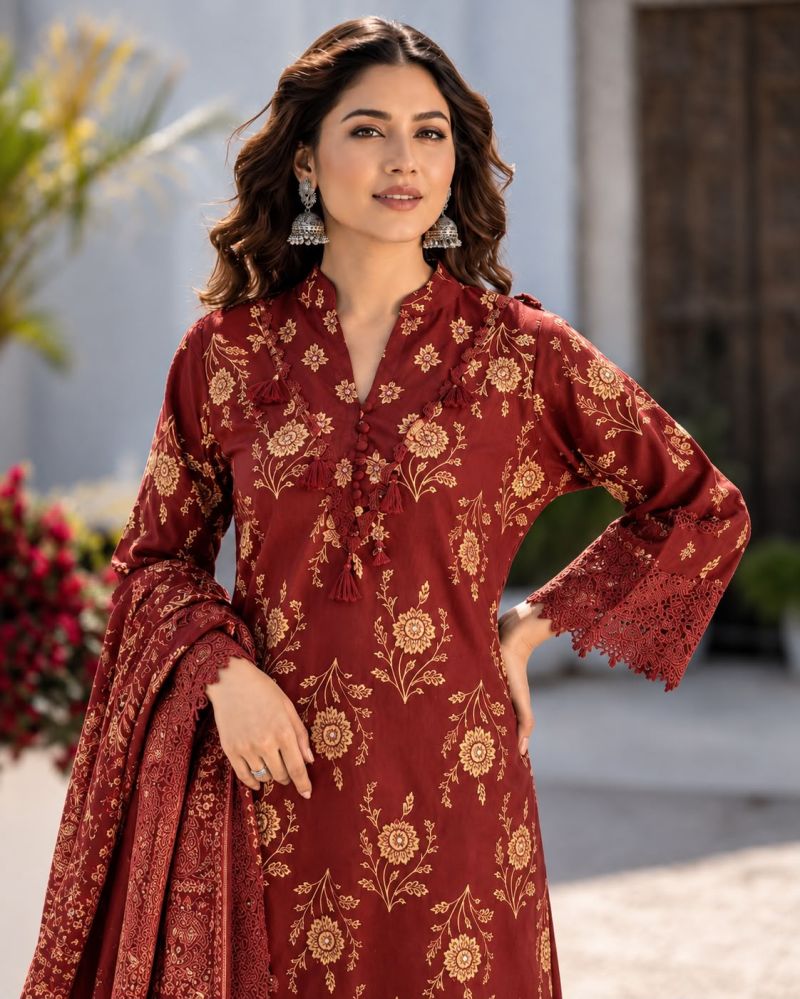 Tlc Vol 149 Cotton Hand Work Farshi Salwar Kameez Catalog — Wholesale Kurtis, Vardan Ethnic wholesale from Surat — Photo 6