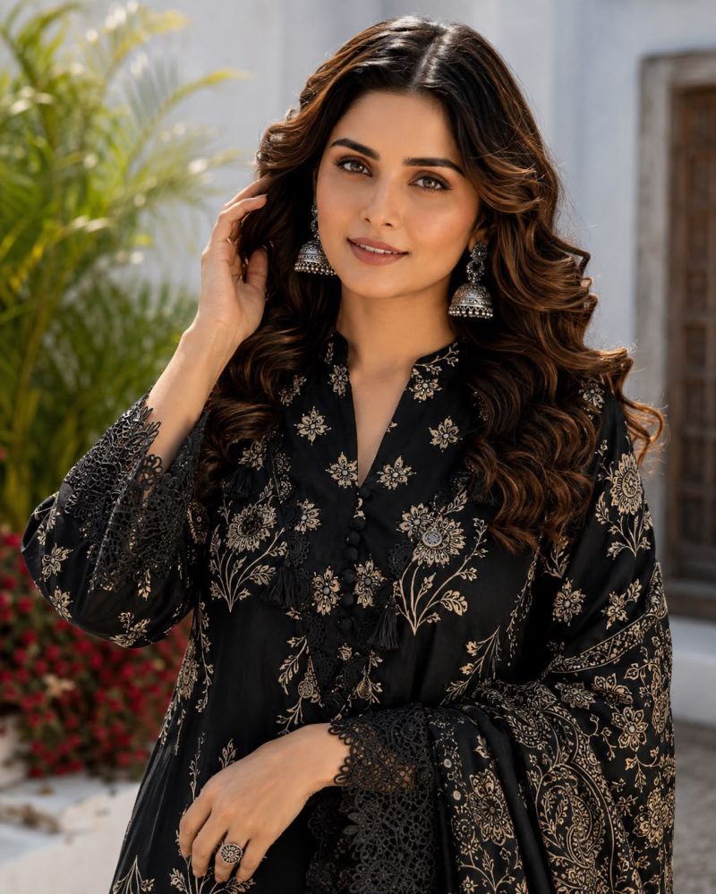 Tlc Vol 149 Cotton Hand Work Farshi Salwar Kameez Catalog — Wholesale Kurtis, Vardan Ethnic wholesale from Surat — Photo 7