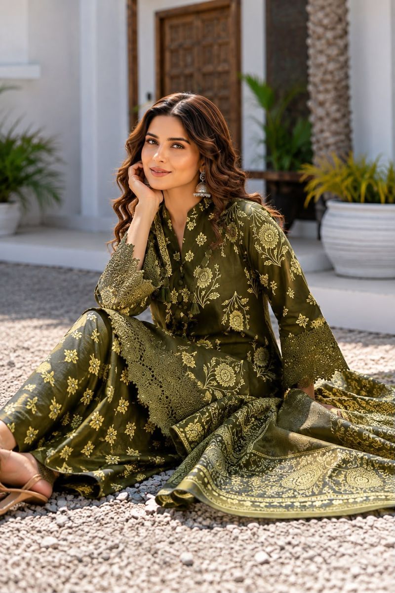 Tlc Vol 149 Cotton Hand Work Farshi Salwar Kameez Catalog — Wholesale Kurtis, Vardan Ethnic wholesale from Surat — Photo 8