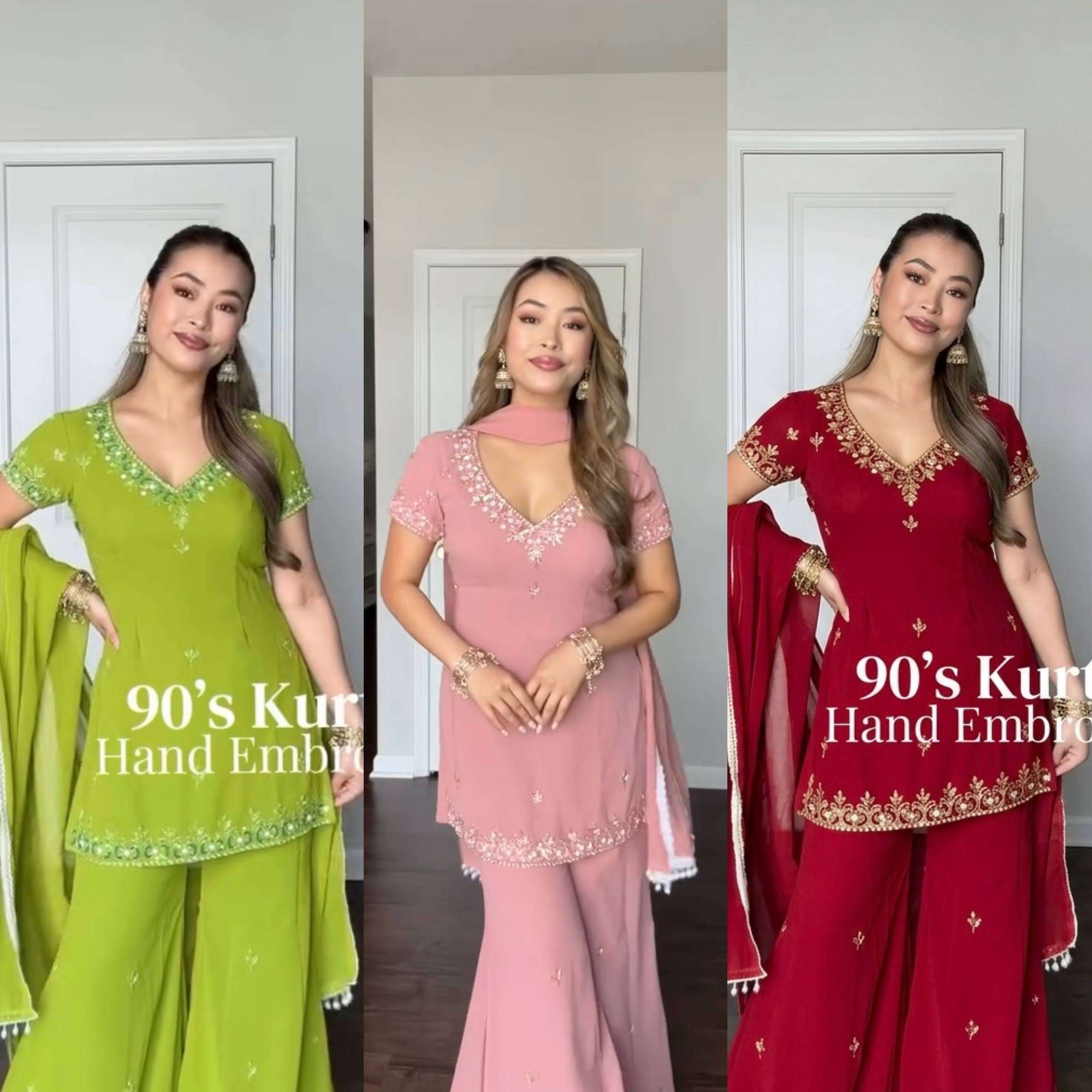 Zsr 3174 For Georgette Preety Look Designer Ladies Party Wear Suit — Wholesale Kurtis, Bandhani Palace wholesale from Surat — Photo 9