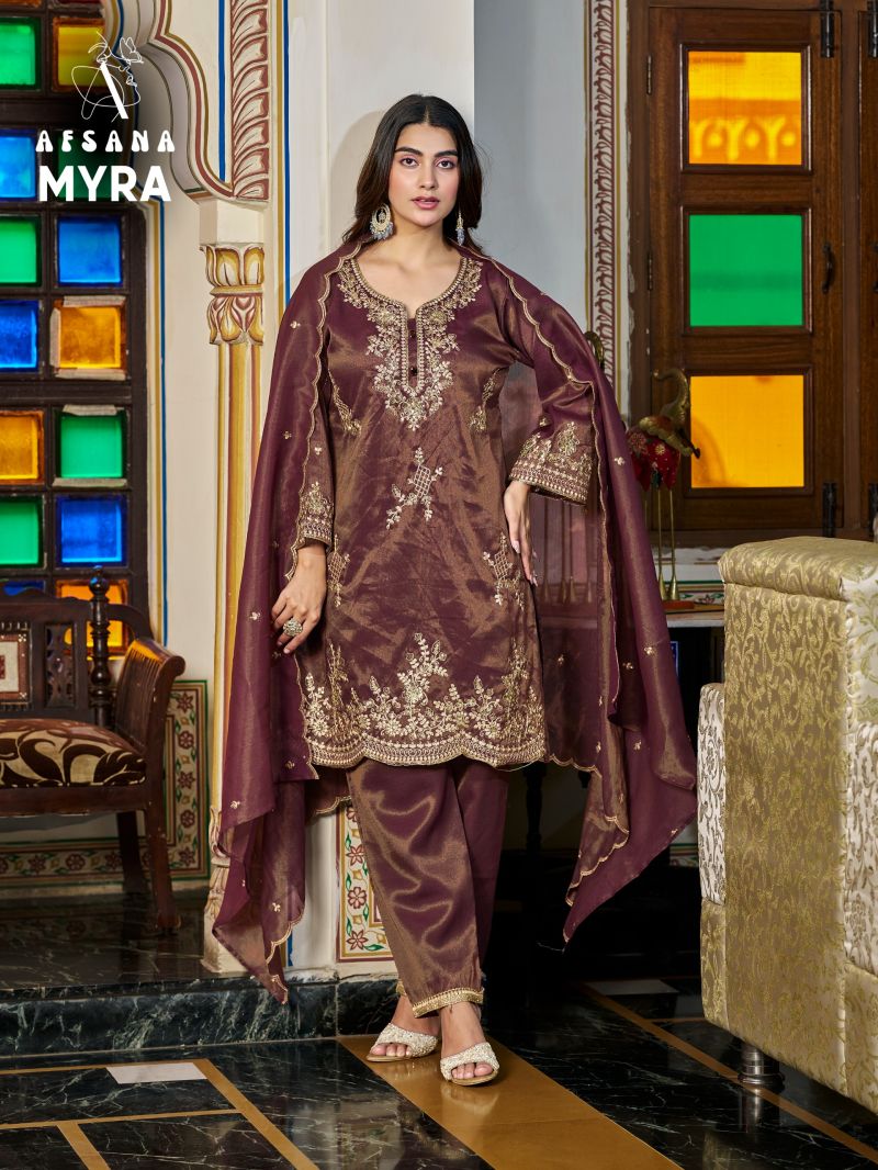 Afsana Myra Cosmos Shimmer Embroidered Designer Salwar Kameez Catalog — Wholesale Salwar Suits, Afsana wholesale from Surat — Photo 2