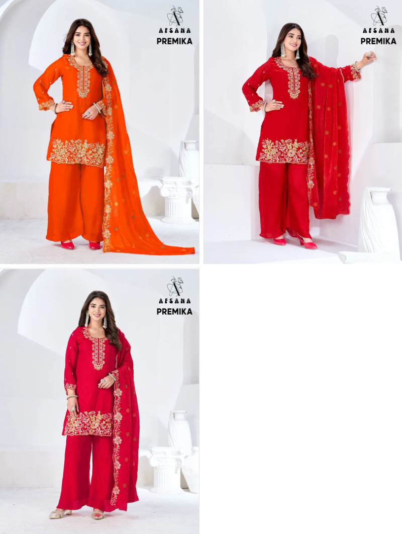 Afsana Premika Fandy Crush Beads And Embroidery Work Designer Salwar Kameez Catalog — Wholesale Salwar Suits, Afsana wholesale from Surat — view 6