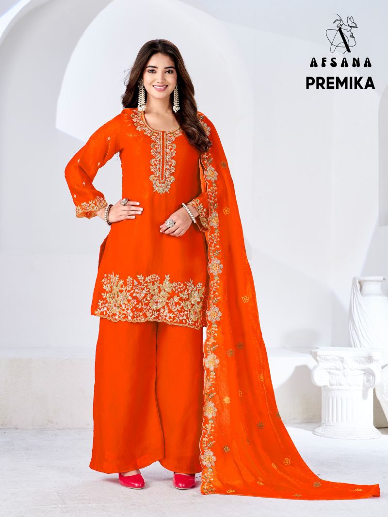 Afsana Premika Fandy Crush Beads And Embroidery Work Designer Salwar Kameez Catalog — Wholesale Salwar Suits, Afsana wholesale from Surat — view 2