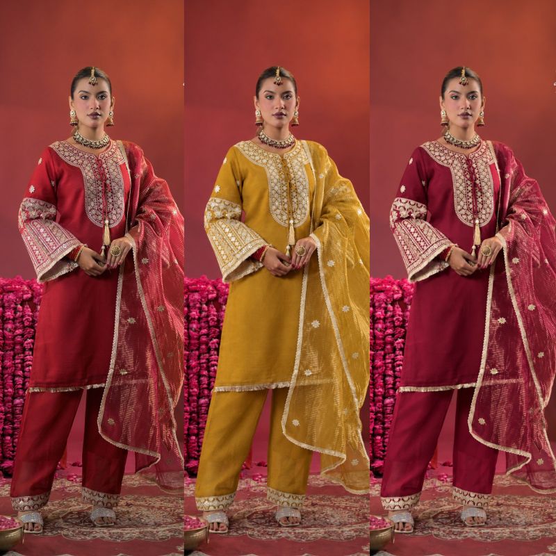 Afsana Rang Mahal Rose Gold Crush Embroidered Designer Salwar Kameez Collection — Wholesale Salwar Suits, Afsana wholesale from Surat — Photo 7