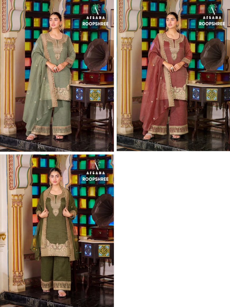 Afsana Roopshree Readymade Salsa Crush Embroidered Designer Salwar Kameez Catalog — Wholesale Salwar Suits, Afsana wholesale from Surat — Photo 5