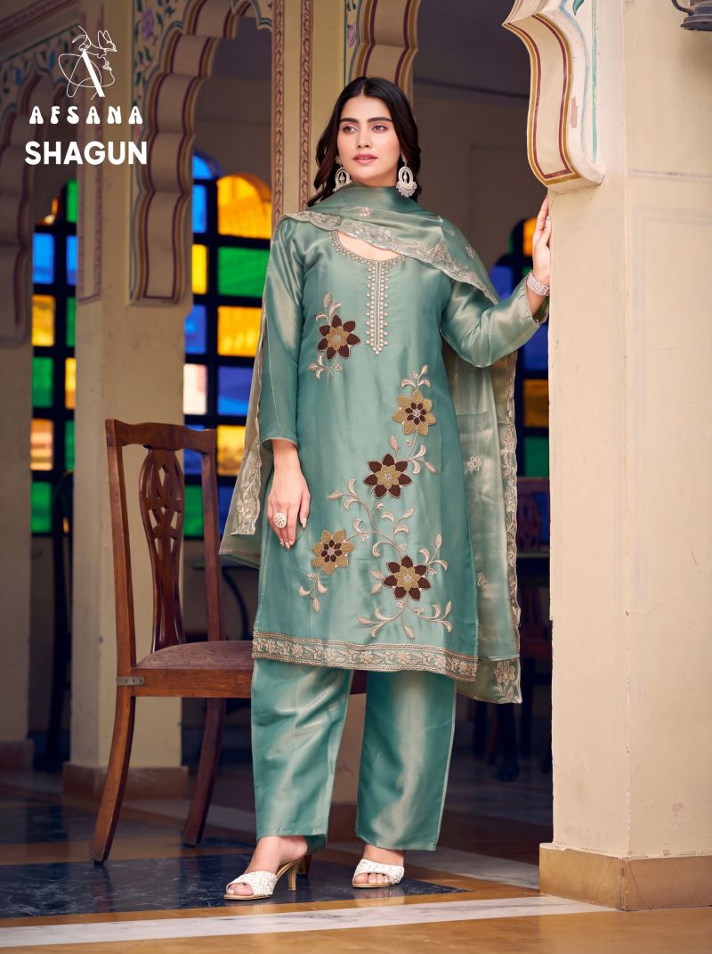 Afsana Shagun Gabana Beads Work Designer Salwar Kameez Catalog — Wholesale Salwar Suits, Afsana wholesale from Surat — Photo 3