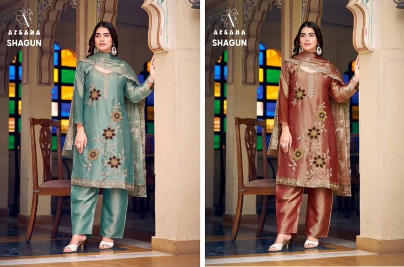Afsana Shagun Gabana Beads Work Designer Salwar Kameez Catalog — Wholesale Salwar Suits, Afsana wholesale from Surat — Photo 2