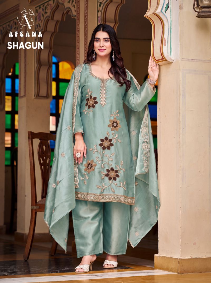 Afsana Shagun Gabana Beads Work Designer Salwar Kameez Catalog — Wholesale Salwar Suits, Afsana wholesale from Surat — Photo 5