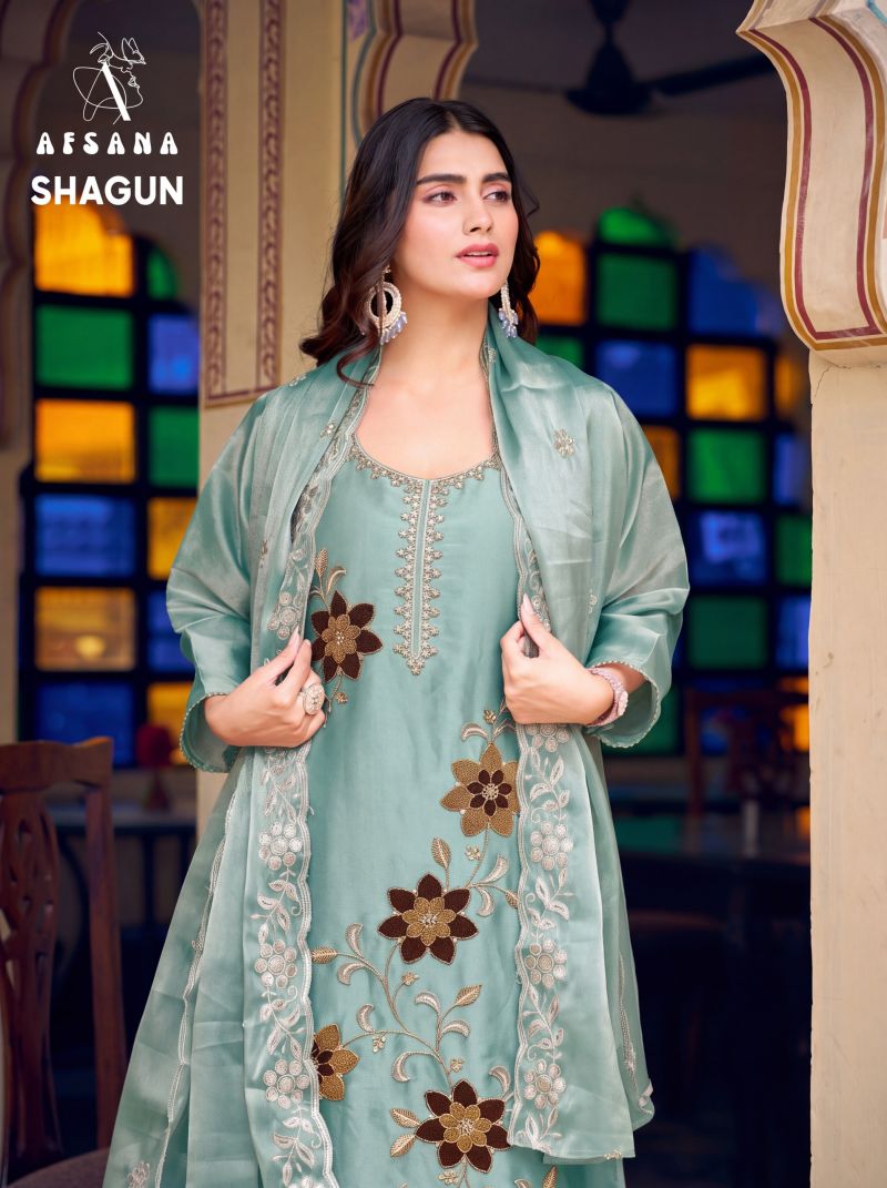 Afsana Shagun Gabana Beads Work Designer Salwar Kameez Catalog — Wholesale Salwar Suits, Afsana wholesale from Surat — Photo 4