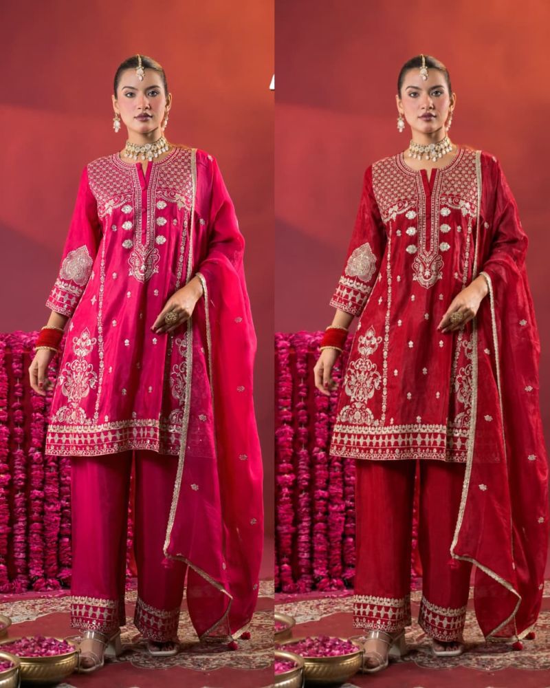 Afsana Tajposh Russian Embroidery Zardoshi Handwork Designer Salwar Kameez Catalog — Wholesale Salwar Suits, Afsana wholesale from Surat — view 7
