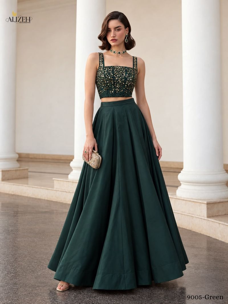 Alizeh Series 9005 Silk Stylish Wear Lehenga Choli Collection — Designer Lehenga Choli, Alizeh wholesale from Surat — view 2