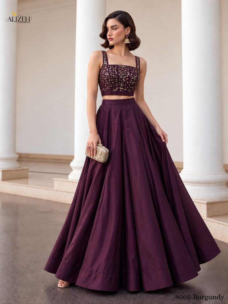 Alizeh Series 9005 Silk Stylish Wear Lehenga Choli Collection