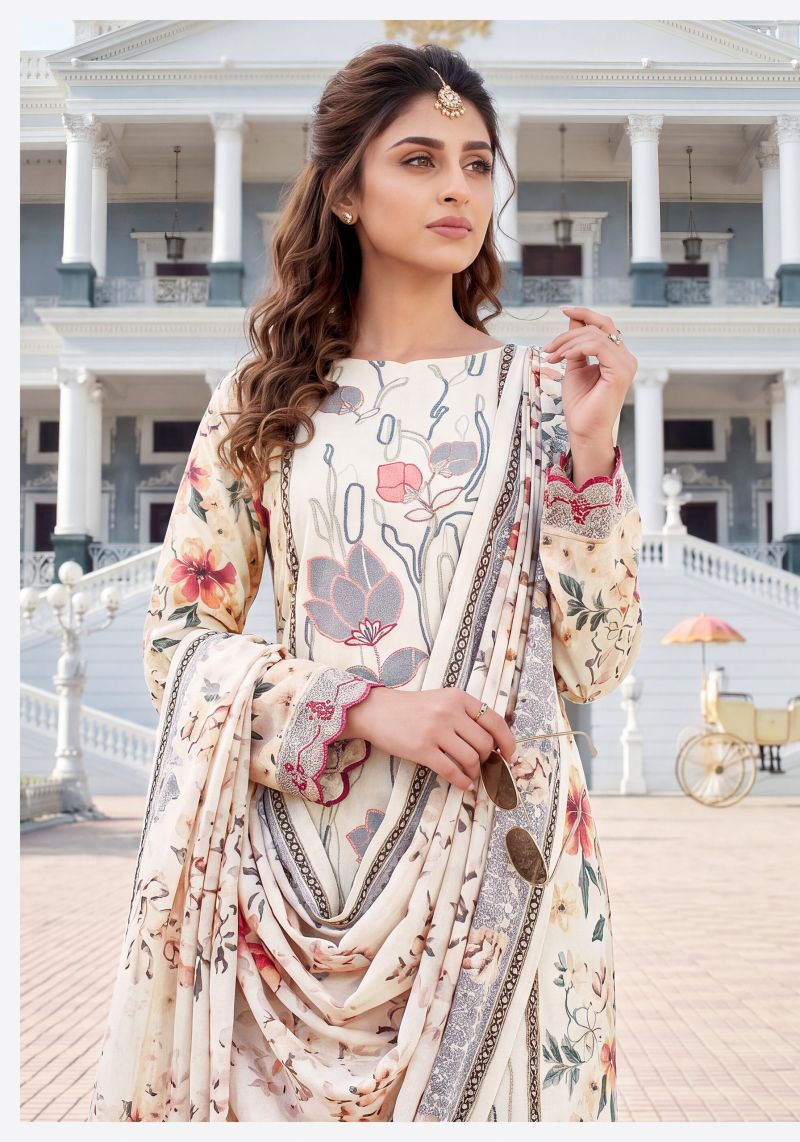 Alok Veloura Viscose Maslin Digital Printed Dress Material Catalog