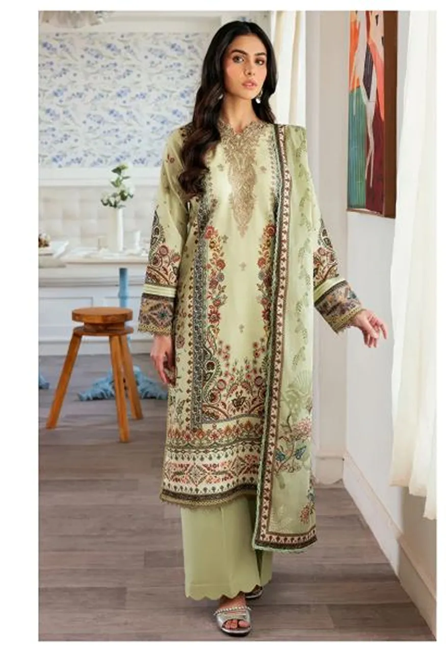 Alzohaib Farida Vol 3 Cotton Dupatta Cotton Patch Work Salwar Kameez Cataog — Wholesale Salwar Suits, Alzohaib wholesale from Surat — Photo 2