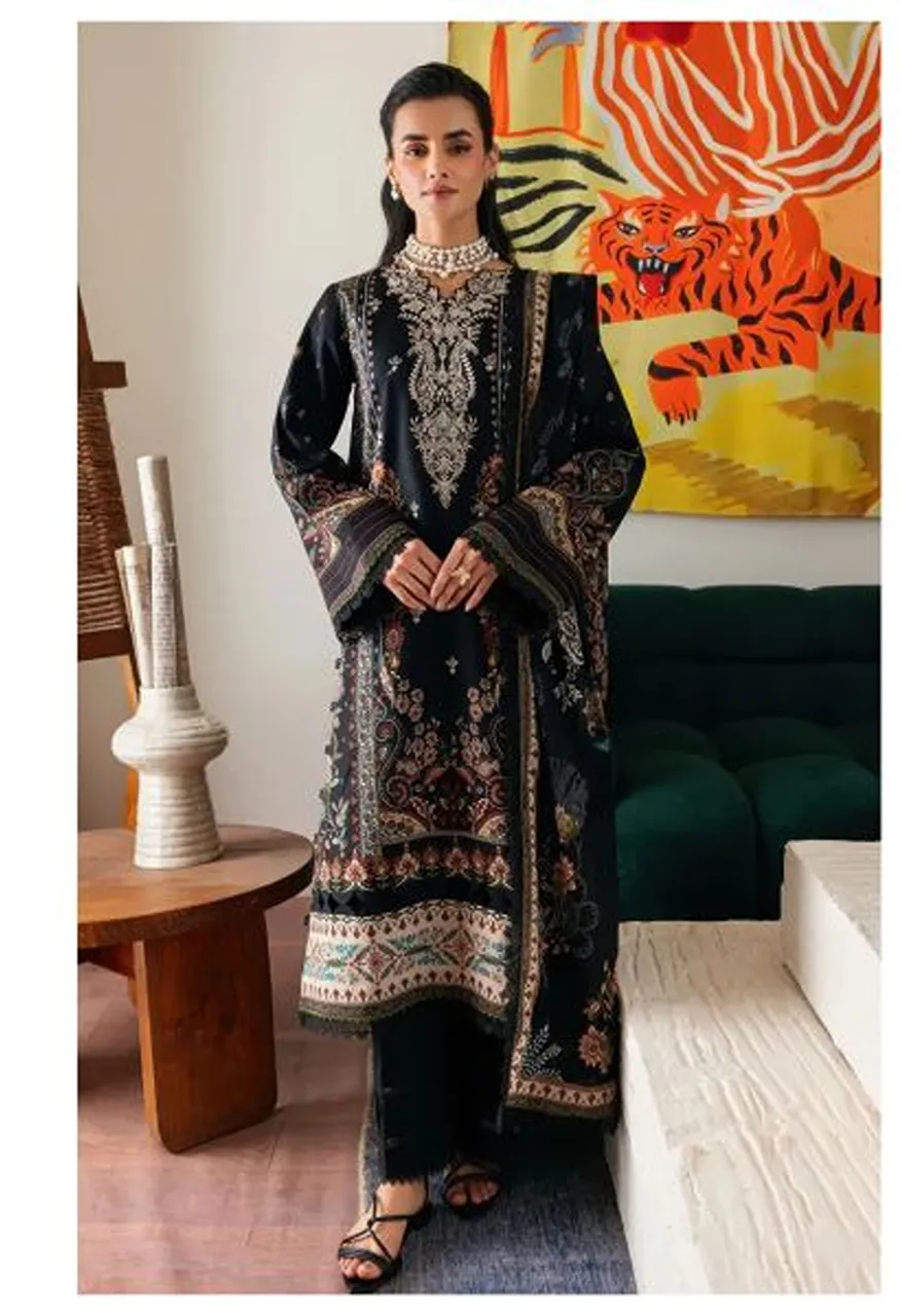 Alzohaib Farida Vol 3 Cotton Dupatta Cotton Patch Work Salwar Kameez Cataog — Wholesale Salwar Suits, Alzohaib wholesale from Surat — Photo 5
