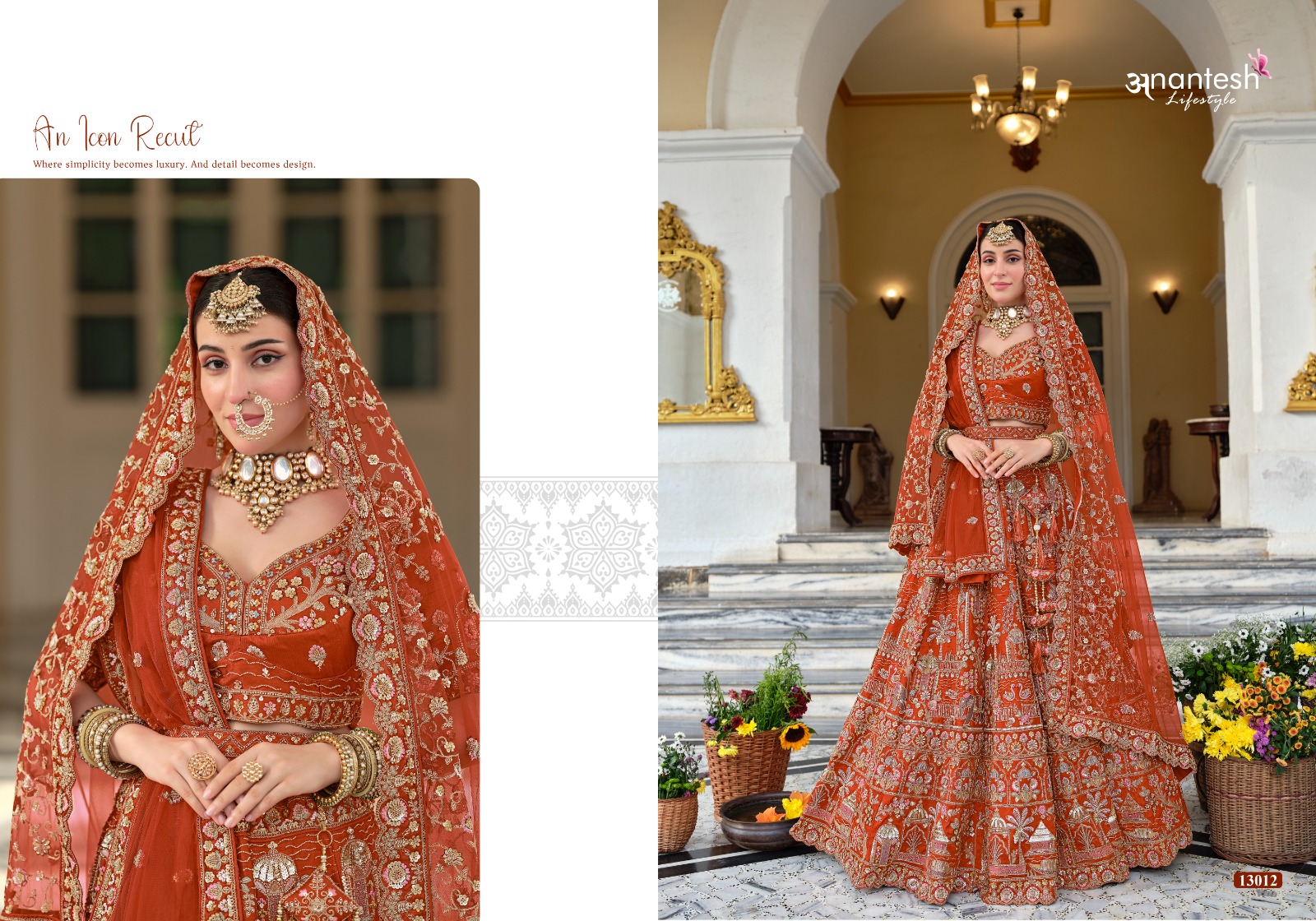 Anantesh Lifestyle Vol 04 Wedding Bride Bridal Lehenga Choli Collection — Lehenga, Anantesh wholesale from Surat — Photo 4