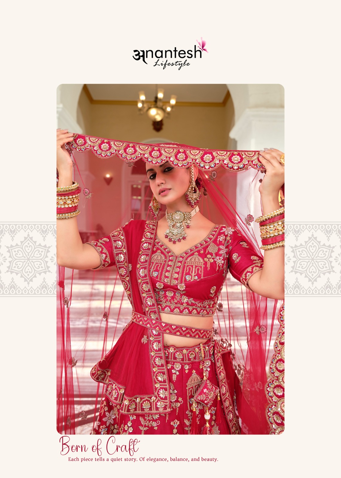 Anantesh Lifestyle Vol 04 Wedding Bride Bridal Lehenga Choli Collection — Lehenga, Anantesh wholesale from Surat — Photo 8