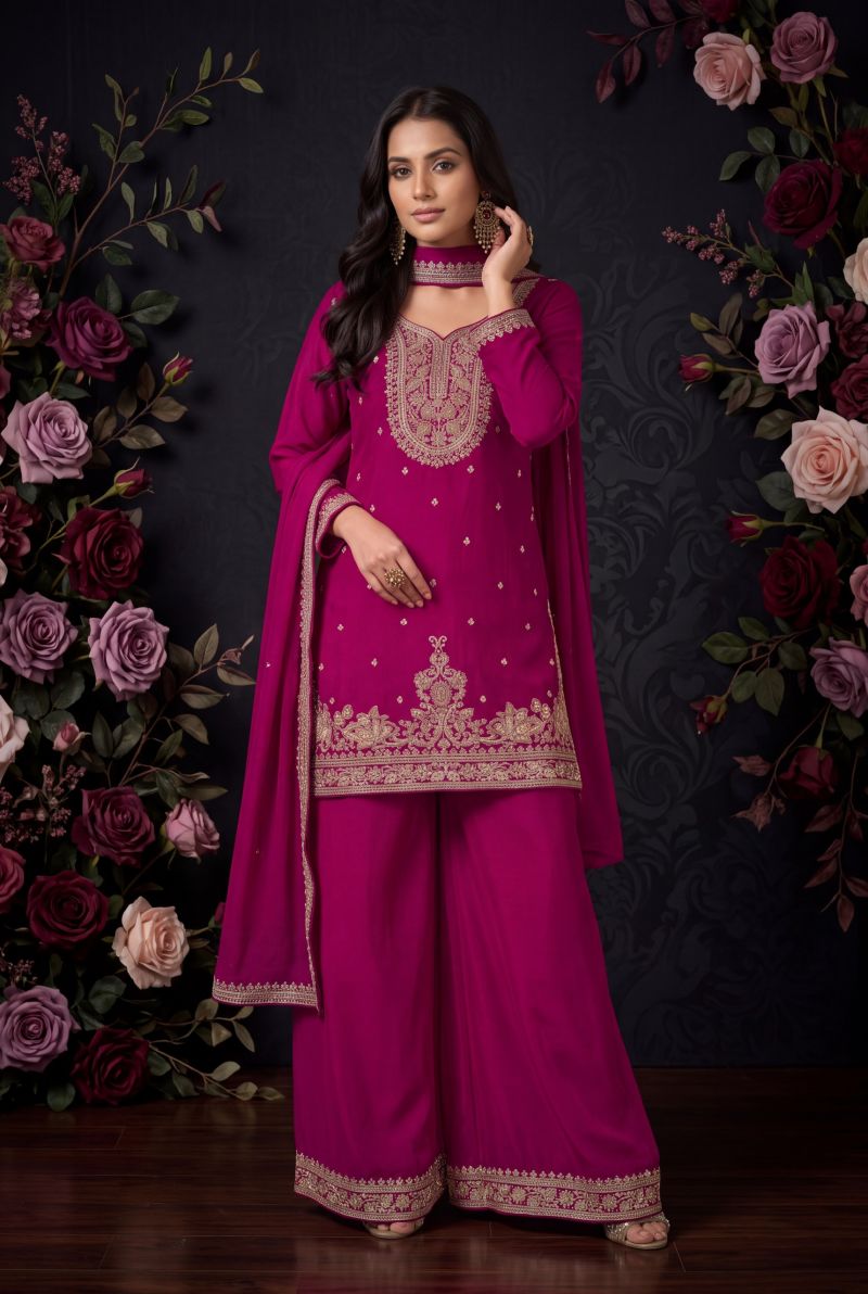 Aurraa Dia Chinon Beads Work Designer Salwar Kameez Set Wholesale — Wholesale Salwar Suits, Vardan Ethnic wholesale from Surat — Photo 2