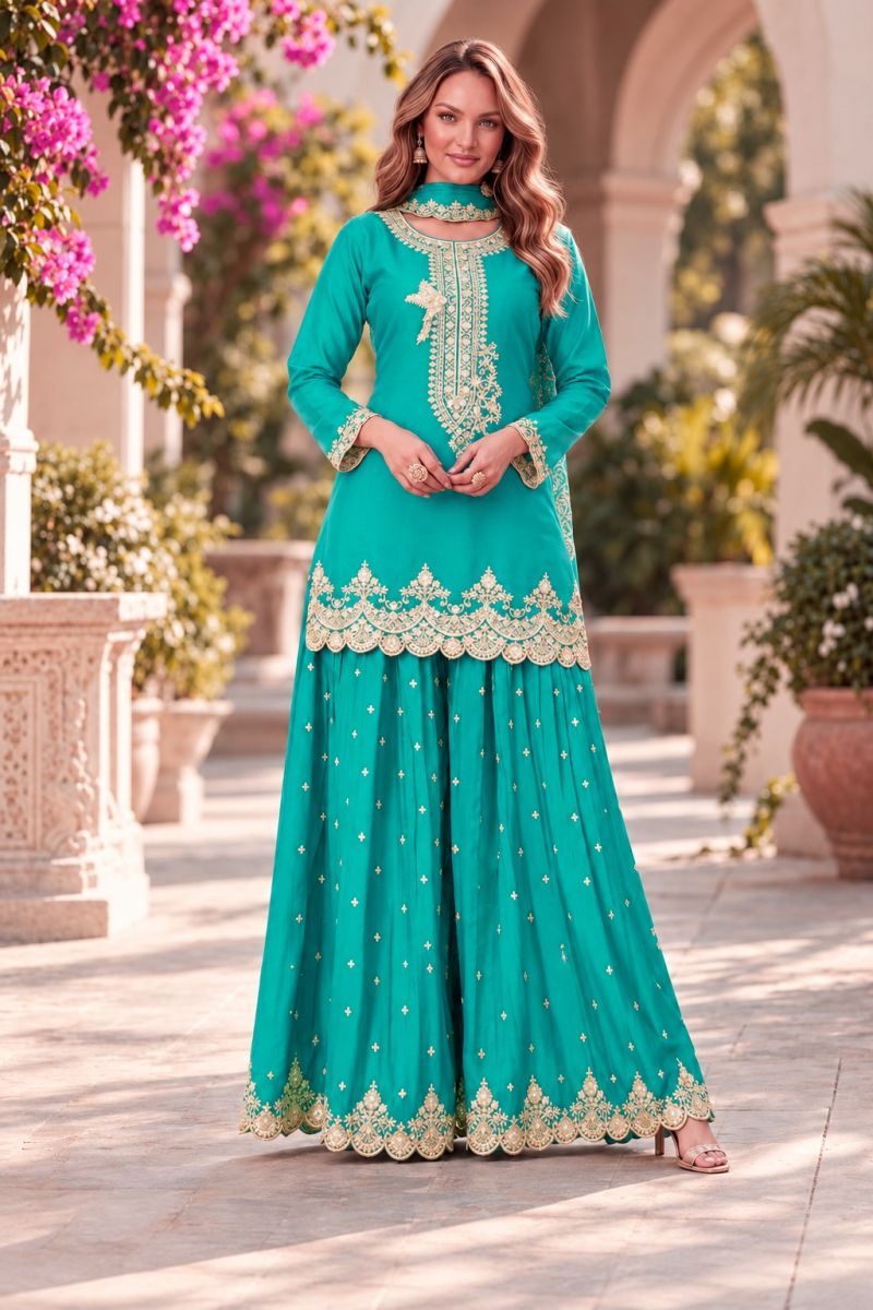 Aurraa Rangoon Vol 2 Premium Chinon Embroidered Salwar Kameez Catalog