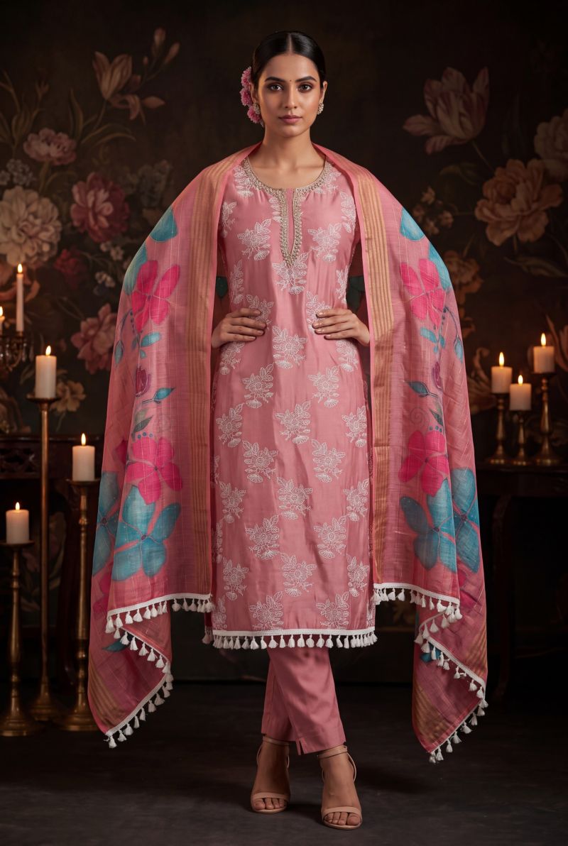 Aurraa Taara Readymade Cotton Silk Hand Work Designer Salwar Kameez Catalog