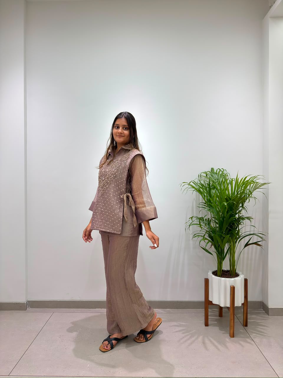 BE-484 Readymade Salsa Silk Hand Work Shrug Set Collection — Wholesale Kurtis, Vardan Ethnic wholesale from Surat — Photo 6