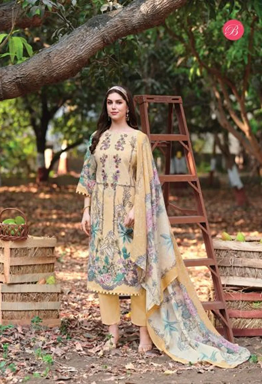 Belliza Riwayat Vol 20 Viscose Rayon Embroidered Dress Material Catalog — Wholesale Salwar Suits, Belliza Designer wholesale from Surat — Photo 2
