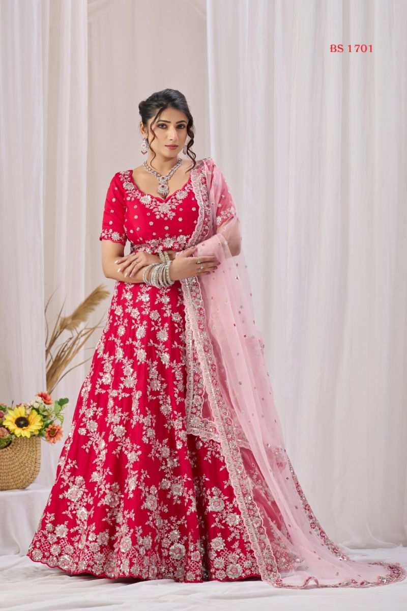 Beriston Wedding Season Vol 1 Georgett Designer Lehenga Choli Collection — Lehenga, Vardan Ethnic wholesale from Surat — Photo 6