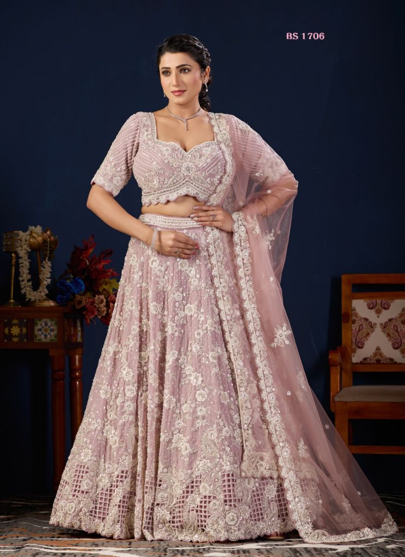 Beriston Wedding Season Vol 1 Georgett Designer Lehenga Choli Collection — Lehenga, Vardan Ethnic wholesale from Surat — Photo 3