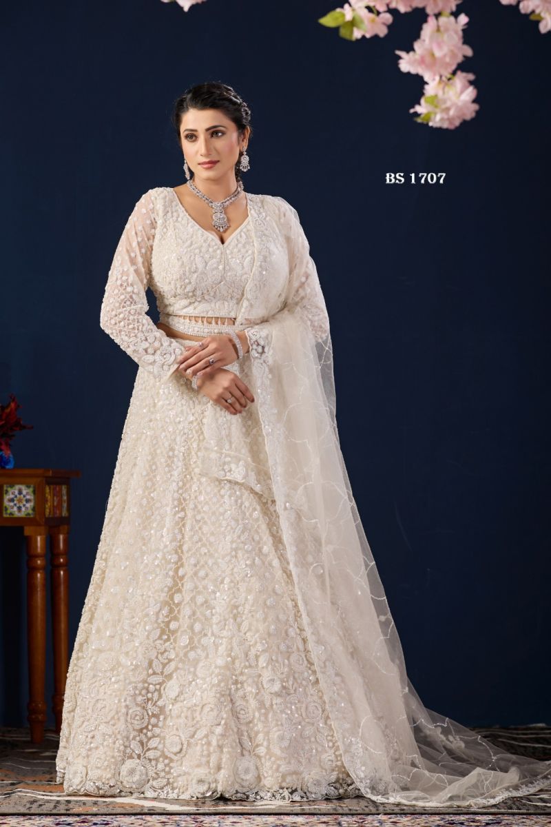 Beriston Wedding Season Vol 1 Georgett Designer Lehenga Choli Collection — Lehenga, Vardan Ethnic wholesale from Surat — Photo 2