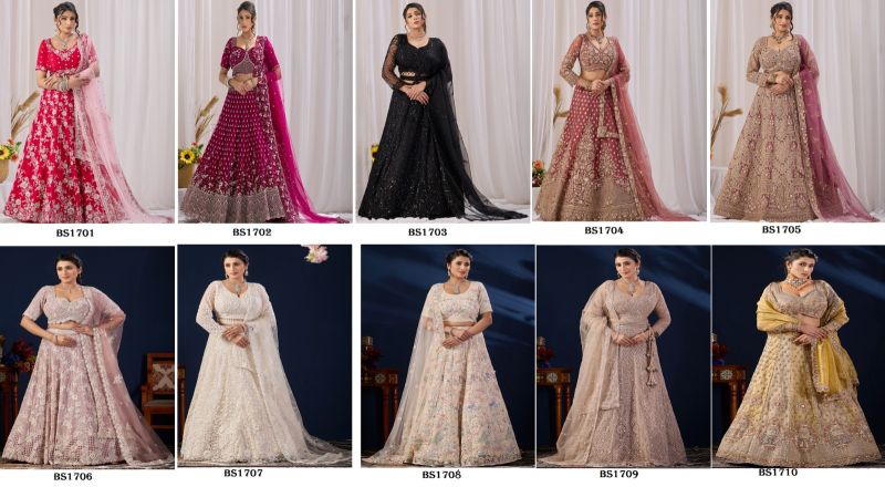 Beriston Wedding Season Vol 1 Georgett Designer Lehenga Choli Collection — Lehenga, Vardan Ethnic wholesale from Surat — Photo 12