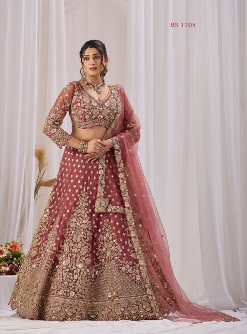 Beriston Wedding Season Vol 1 Georgett Designer Lehenga Choli Collection — Lehenga, Vardan Ethnic wholesale from Surat — Photo 8