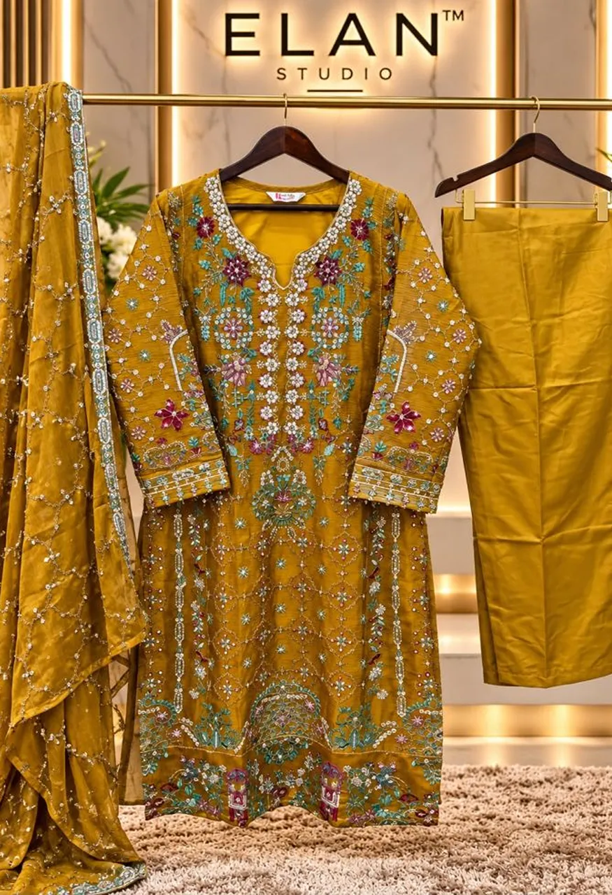 Bilqis B 287 A To D Readymade Chiffon Embroidered Salwar Kameez Catalog — Wholesale Salwar Suits, Bilqis wholesale from Surat — Photo 7