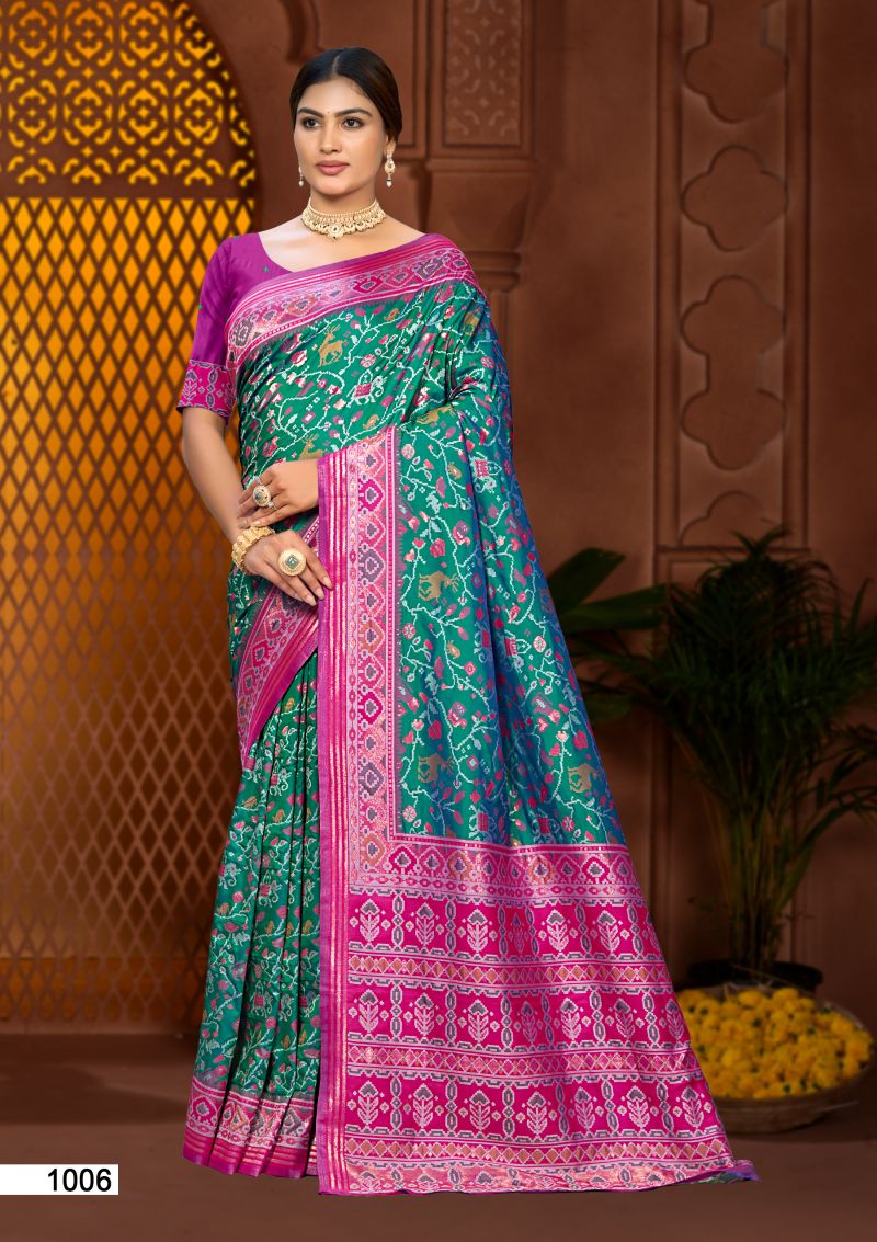 Bunawat Prerna Silk Soft Silk Zari Weaving Saree Catalog — Festival Sarees, Bunawat wholesale from Surat — Photo 7