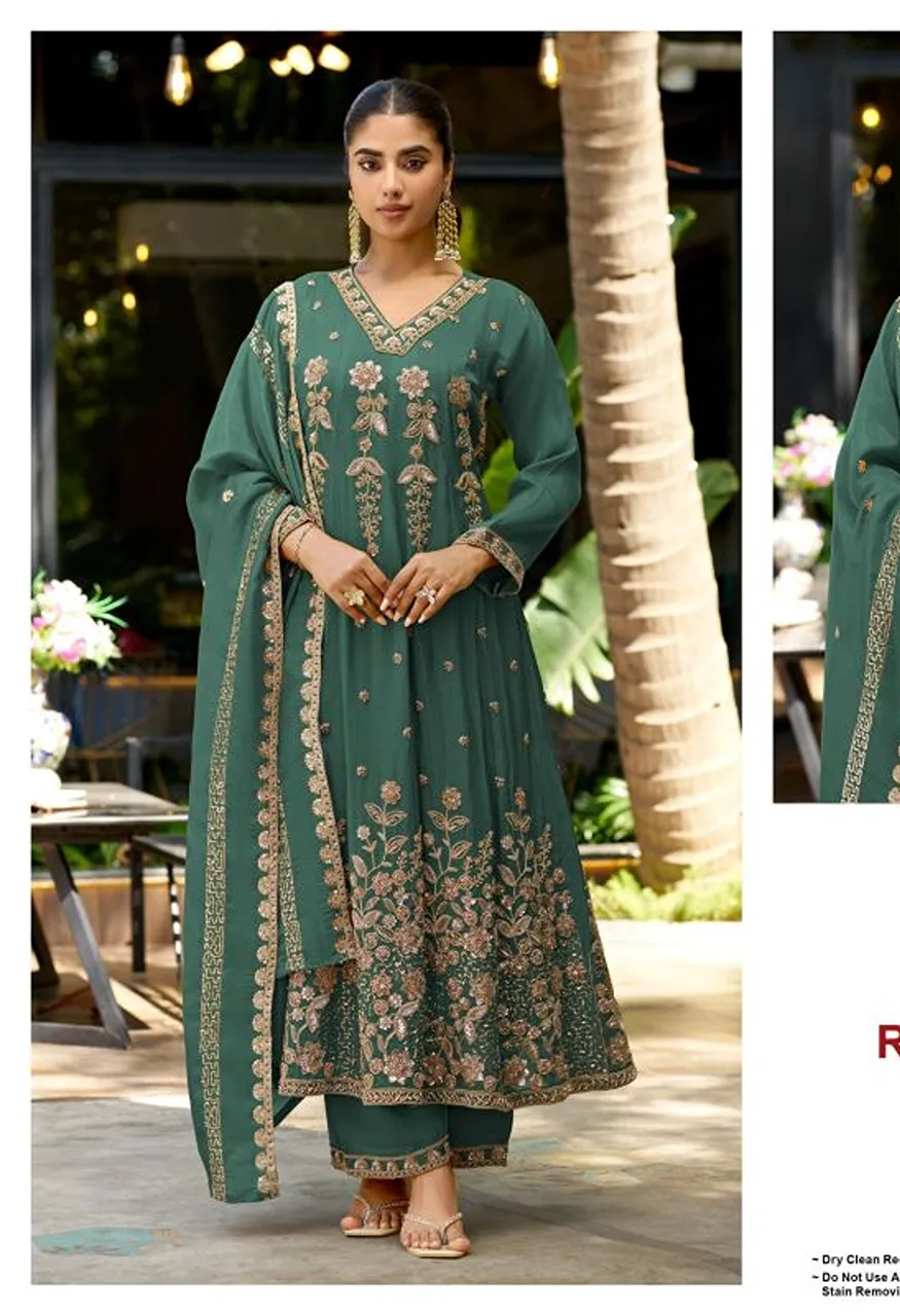Deepsy D 3550 A To D Readymade Viscose Tissue Beats Work Salwar Kameez Catalog — Wholesale Salwar Suits, Deepsy Suit wholesale from Surat — Photo 4