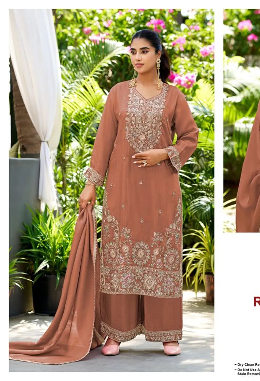 Deepsy D 3566 A To D Readymade Viscose Tissue Silk Beats Work Salwar Kameez Catalog