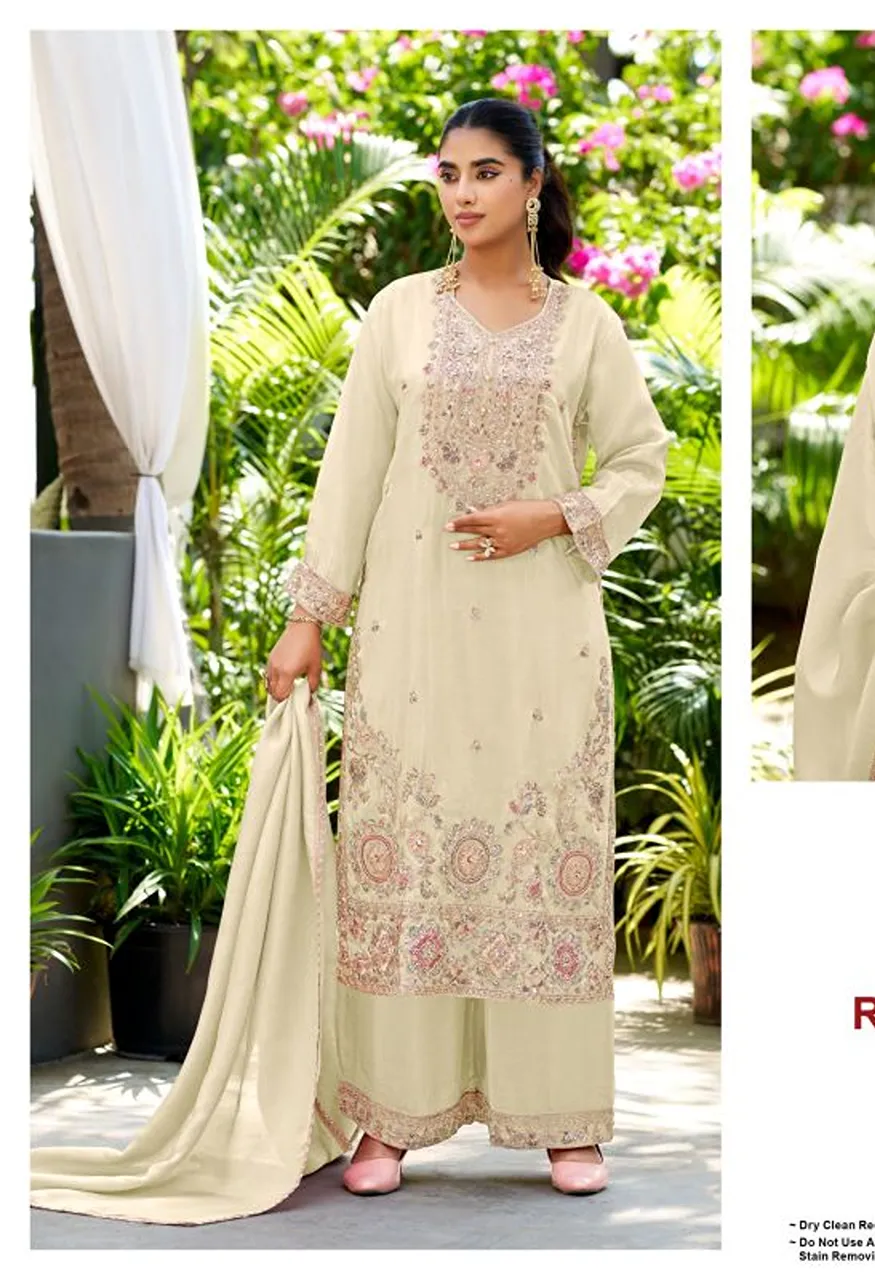 Deepsy D 3566 A To D Readymade Viscose Tissue Silk Beats Work Salwar Kameez Catalog — Wholesale Salwar Suits, Deepsy Suit wholesale from Surat — Photo 4