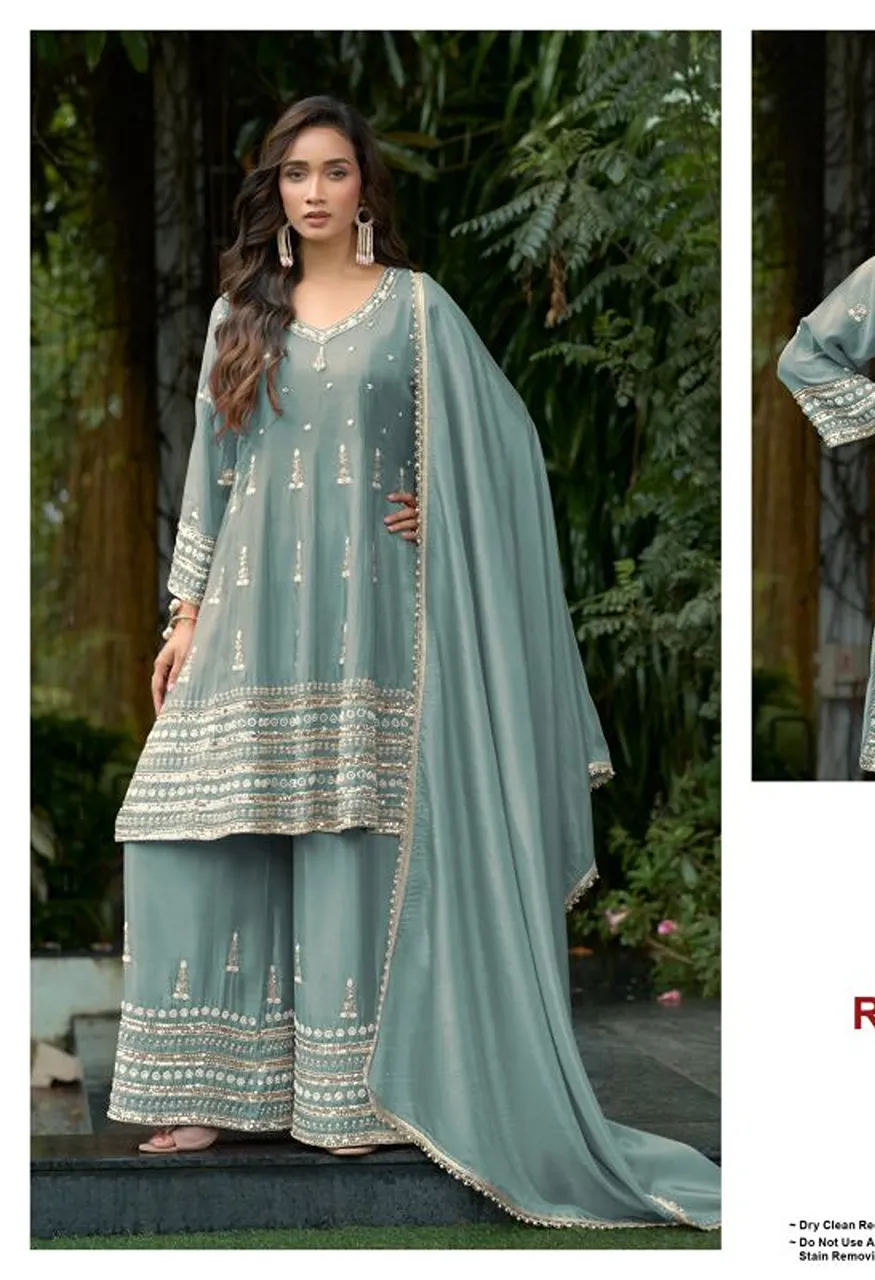 Deepsy D 3569 A To D Readymade Viscose Tissue Silk Beats Work Salwar Kameez — Wholesale Salwar Suits, Deepsy Suit wholesale from Surat — Photo 2