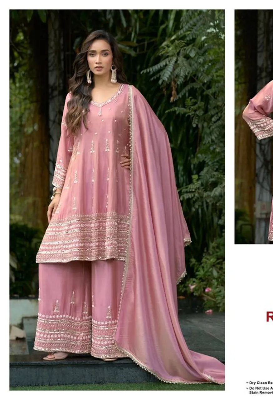 Deepsy D 3569 A To D Readymade Viscose Tissue Silk Beats Work Salwar Kameez — Wholesale Salwar Suits, Deepsy Suit wholesale from Surat — Photo 4